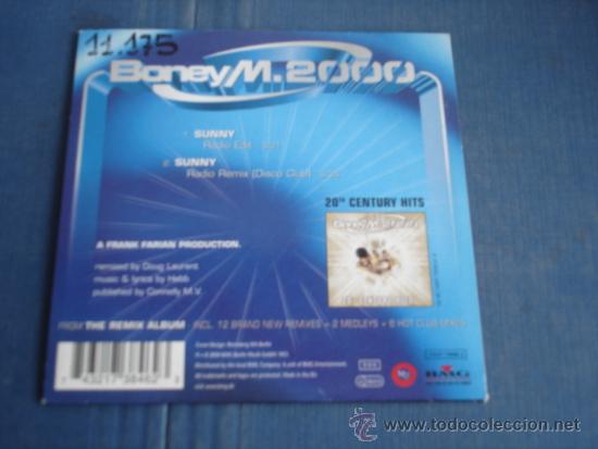 CDs de m&uacute;sica: BONEY M. 2000   SUNNY  CD-SINGLE 1+1 - Foto 2
