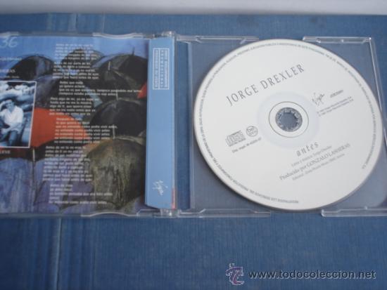CDs de m&uacute;sica: JORGE DREXLER   ANTES  PROMO CD-SINGLE - Foto 2