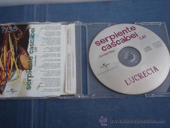 CDs de m&uacute;sica: LUCRECIA   SERPIENTE CASCABEL  PROMO CD-SINGLE - Foto 2