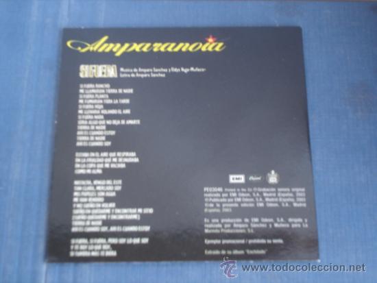CDs de m&uacute;sica: AMPARANOIA   SI FUERA  PROMO CD-SINGLE - Foto 2