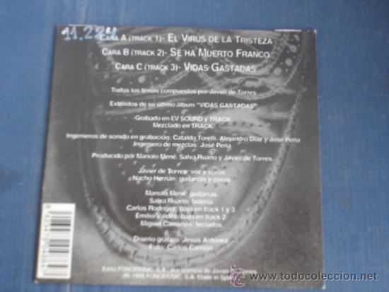 CDs de m&uacute;sica: EL COMPROMISO   EL VIRUS DE LA TRISTEZA  PROMO CD-SINGLE 1+2 - Foto 2