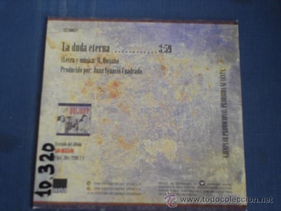 CDs de m&uacute;sica: CAFE QUIJANO   LA DUDA ETERNA  PROMO CD-SINGLE - Foto 2