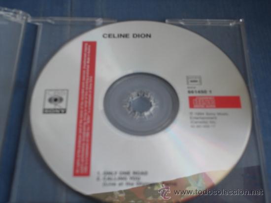 CDs de m&uacute;sica: CELINE DION   ONLY ONE ROAD  CD-SINGLE 1+1 - Foto 1