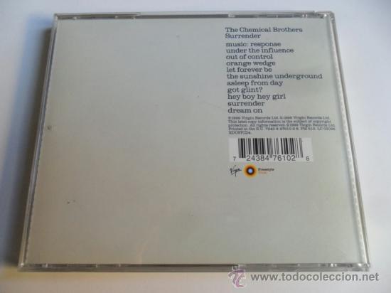 CDs de m&uacute;sica: THE CHEMICAL BROTHERS . SURRENDER - Foto 2