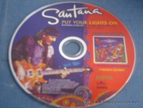CDs de m&uacute;sica: SANTANA   PUT YOUR LIGHTS ON  PROMO CD-SINGLE - Foto 1