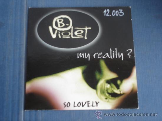 CDs de m&uacute;sica: B-VIOLET   SO LOVELY  PROMO CD-SINGLE - Foto 1