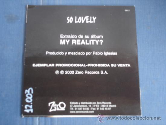 CDs de m&uacute;sica: B-VIOLET   SO LOVELY  PROMO CD-SINGLE - Foto 2