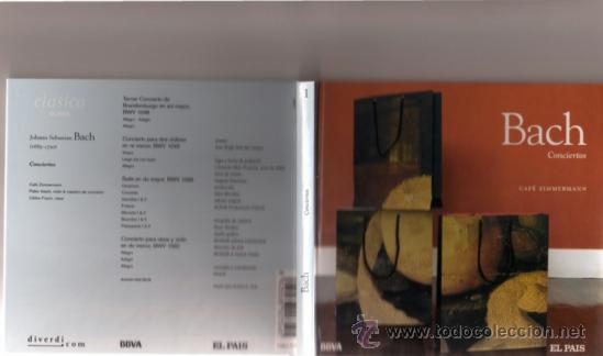 CDs de m&uacute;sica: Bach. &rdquo;Conciertos&rdquo;. Caf&eacute; Zimmeramann - Foto 1