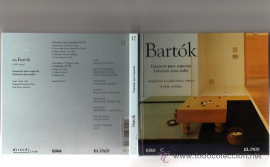 CDs de m&uacute;sica: Bart&oacute;k. &rdquo;Concierto para orquesta&rdquo; y &rdquo;Concierto para viol&iacute;n&rdquo; - Foto 1