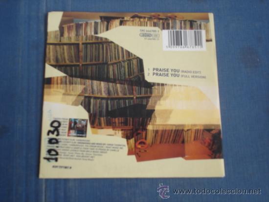 CDs de m&uacute;sica: FATBOY SLIM   PRAISE YOU  CD-SINGLE 1+1 - Foto 2