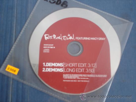 CDs de m&uacute;sica: FATBOY SLIM   DEMONDS  CD-SINGLE 1+1 - Foto 1