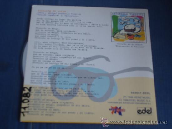CDs de m&uacute;sica: ANTONELLO VENDITTI  NECESITO UN AMIGO   CD SINGLE - Foto 2