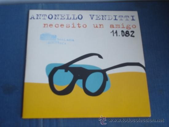 CDs de m&uacute;sica: ANTONELLO VENDITTI  NECESITO UN AMIGO   CD SINGLE - Foto 1