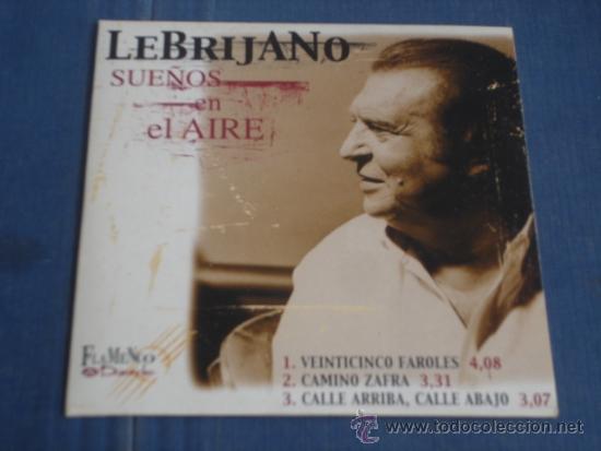 CDs de m&uacute;sica: LEBRIJANO  SUE&Ntilde;OS EN EL AIRE   CD MAXI 3 TRACKS - Foto 1