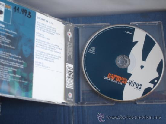 CDs de m&uacute;sica: CARMEN VIRUS   QUE MAS DA  CD-SINGLE - Foto 2