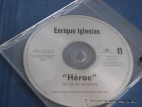 CDs de m&uacute;sica: ENRIQUE IGLESIAS   HEROE  PROMO CD-SINGLE - Foto 1