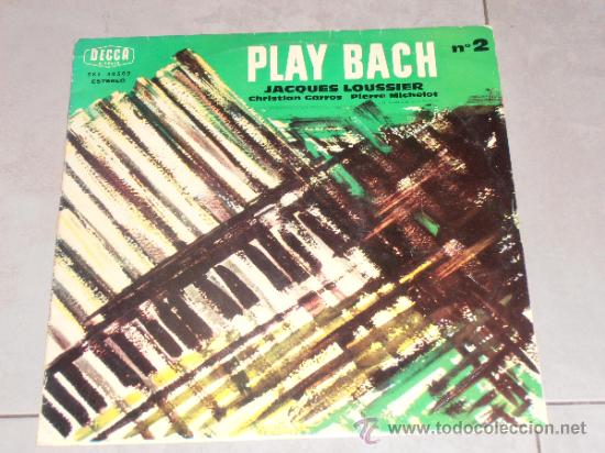 CDs de m&uacute;sica: PLAY BACH - JACQUES LOUSSIER - DECCA - LP - Foto 1