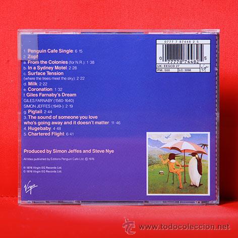 CDs de m&uacute;sica: MUSIC FROM THE PENGUIN CAFE CD - Foto 2