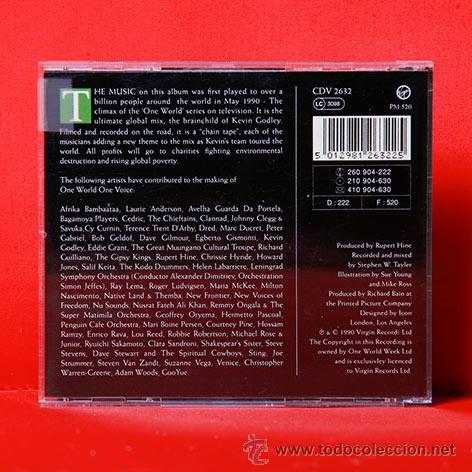 CDs de m&uacute;sica: ONE WORLD ONE VOICE CD - Foto 2