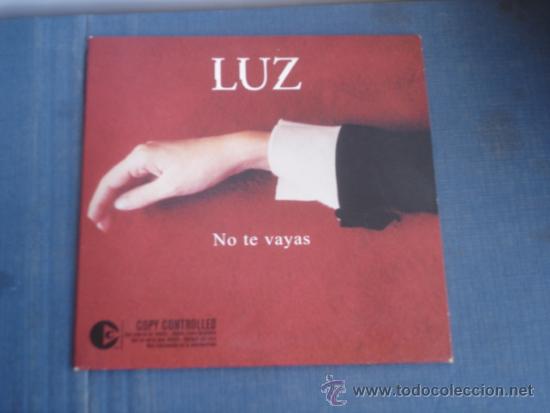 CDs de m&uacute;sica: LUZ   NO TE VAYAS  PROMO CD-SINGLE - Foto 1