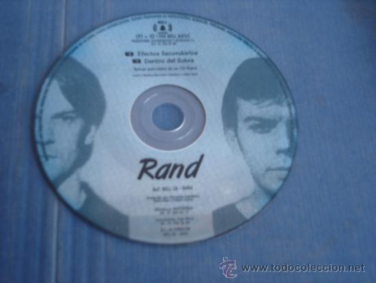 CDs de m&uacute;sica: RAND  EFECTOS SECUNDARIOS/ DENTRO DEL SOBRE  CD SINGLE - Foto 1