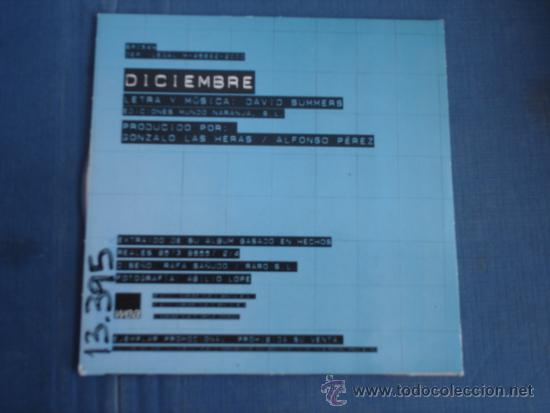 CDs de m&uacute;sica: DAVID SUMMERS   DICIEMBRE  PROMO CD-SINGLE - Foto 2