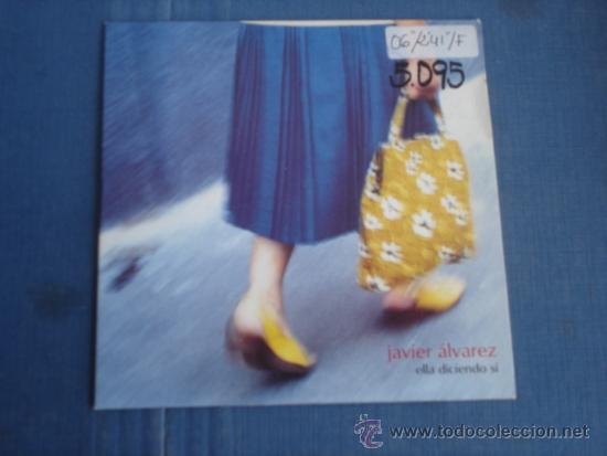 CDs de m&uacute;sica: JAVIER ALVAREZ   ELLA DICIENDO S&Iacute;  CD-SINGLE - Foto 1