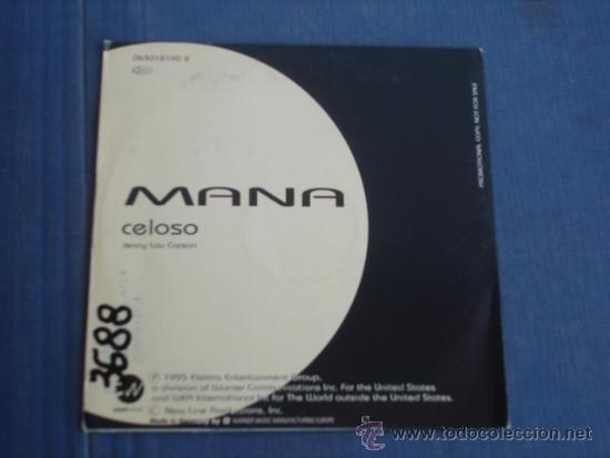 CDs de m&uacute;sica: MANA   CELOSO  PROMO CD-SINGLE - Foto 2