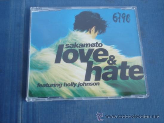 CDs de m&uacute;sica: SAKAMOTO featuring holly johnson LOVE & HATE - Foto 1