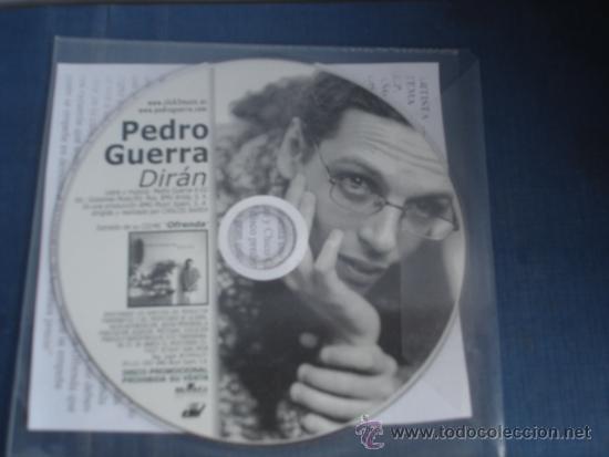 CDs de m&uacute;sica: PEDRO GUERRA   DIRAN  PROMO CD-SINGLE - Foto 1