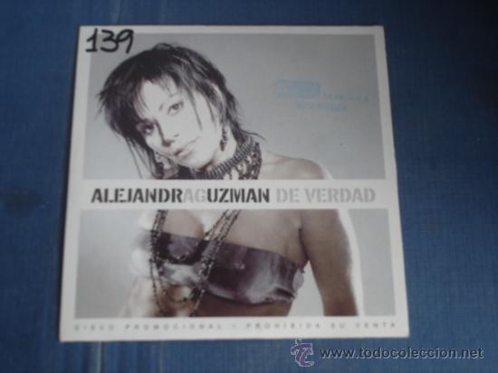 CDs de m&uacute;sica: ALEJANDRA GUZMAN   DE VERDAD  PROMO CD-SINGLE - Foto 1