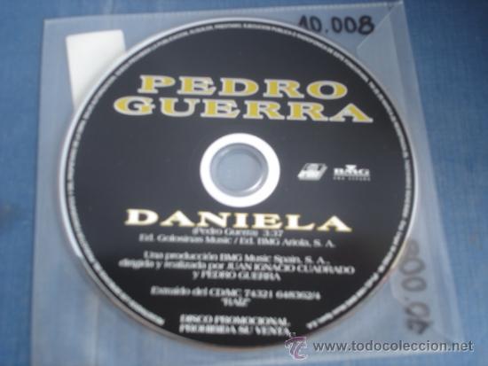 CDs de m&uacute;sica: PEDRO GUERRA   DANIELA  PROMO CD-SINGLE - Foto 1