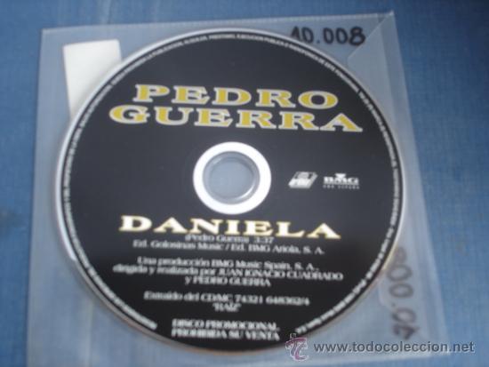 CDs de m&uacute;sica: PEDRO GUERRA   DANIELA  PROMO CD-SINGLE - Foto 1
