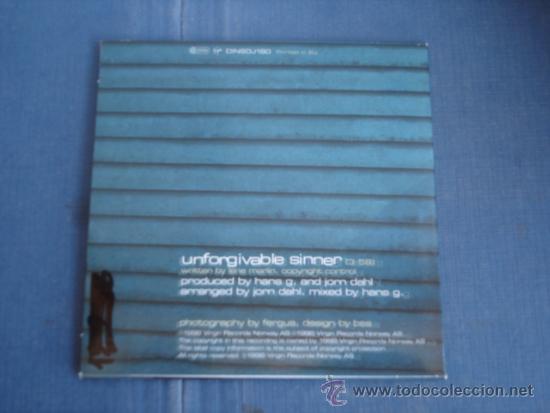 CDs de m&uacute;sica: LENE MARLIN   UNFORGIVABLE SINNER  PROMO CD-SINGLE - Foto 2