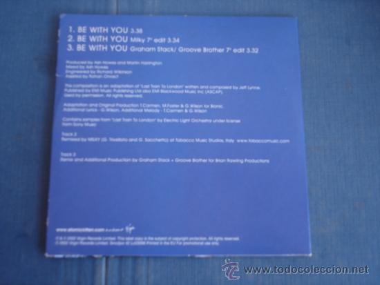 CDs de m&uacute;sica: ATOMIC KITTEN   BE WITH YOU  CD-SINGLE 1+2 - Foto 2