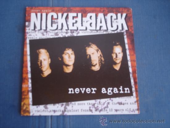 CDs de m&uacute;sica: NICKEL BACK   NEVER AGAIN  PROMO CD-SINGLE 1+1 - Foto 1