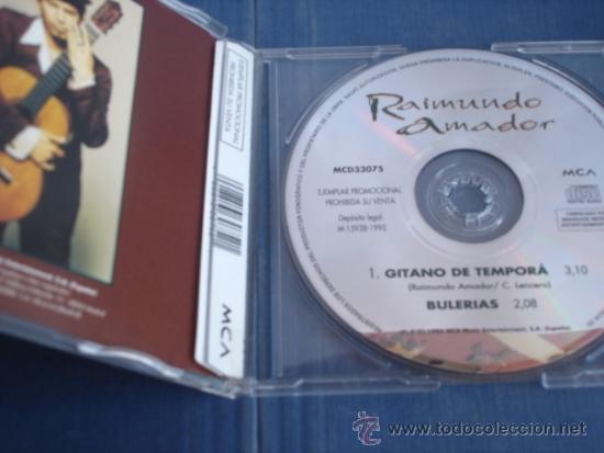 CDs de m&uacute;sica: RAIMUNDO AMADOR  GITANO DE TEMPORA   PROMO CD SINGLE  1+1 - Foto 2