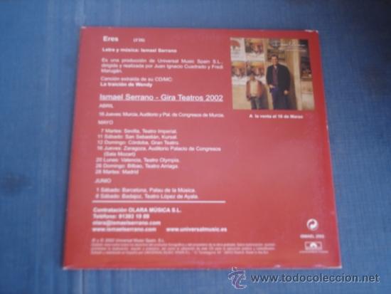 CDs de m&uacute;sica: ISMAEL SERRANO  ERES PROMO CD SINGLE DESPLEGABLE - Foto 2