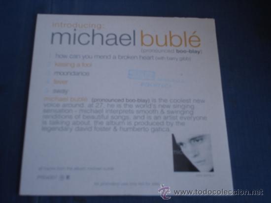 CDs de m&uacute;sica: Michael Bubl&eacute; Introducing: Michael Bubl&eacute;  PROMO CDMAXI 5 TRACKS - Foto 2