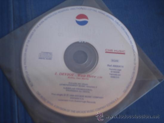 CDs de m&uacute;sica: DEVIOT   WAIT HERE  GENERATION NEXT MUSIC BY PEPSI  PROMO CD-SINGLE - Foto 1
