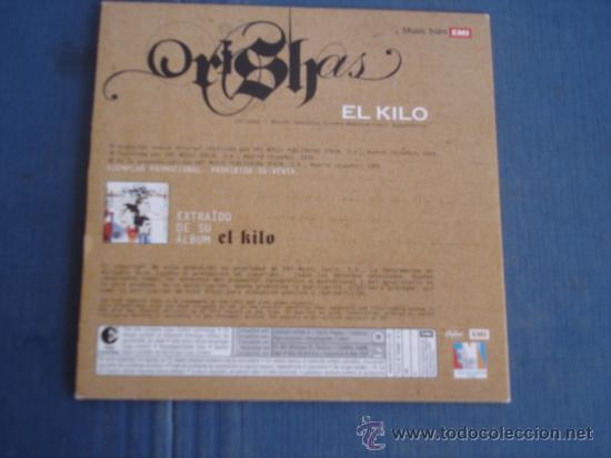 CDs de m&uacute;sica: ORISHAS   EL KILO  PROMO CD-SINGLE - Foto 2