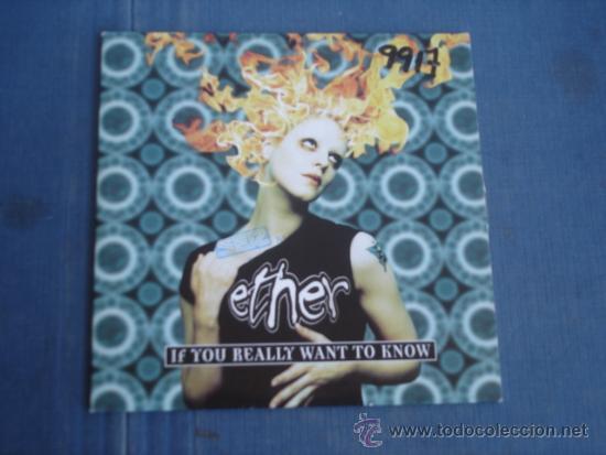 CDs de m&uacute;sica: ETHER  IF YOU REALLY WANT TO KNOW  PROMO CD-SINGLE - Foto 1