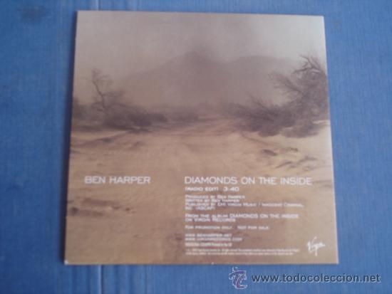 CDs de m&uacute;sica: BEN HARPER   DIAMONDS ON THE INSIDE  PROMO CD-SINGLE - Foto 2