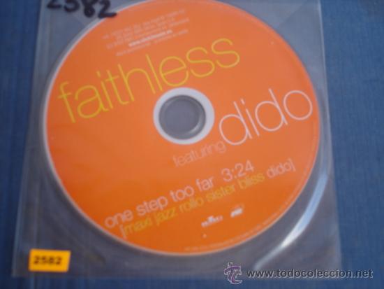 CDs de m&uacute;sica: FAITHLESS featuring DIDO ONE STEP TOO FAR PROMO CD-SINGLE - Foto 1