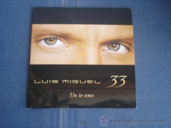 CDs de m&uacute;sica: LUIS MIGUEL   UN TE AMO  PROMO CD-SINGLE - Foto 1