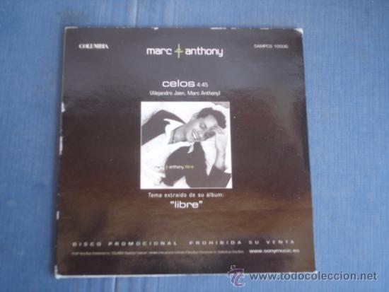 CDs de m&uacute;sica: MARC ANTHONY   CELOS  PROMO CD-SINGLE - Foto 2