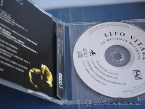 CDs de m&uacute;sica: LITO VITALE   LA HISTORIA RECIENTE  CD-SINGLE 1+3 - Foto 2