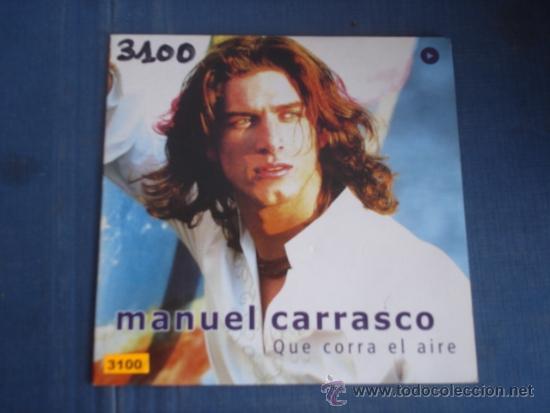 CDs de m&uacute;sica: MANUEL CARRASCO QUE CORRA EL AIRE PROMO CD SINGLE - Foto 1