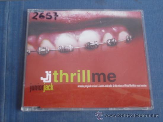 CDs de m&uacute;sica: JUNIOR JACK   THRILL ME  CD-SINGLE 1+2 - Foto 1
