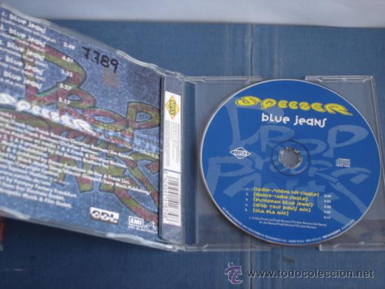 CDs de m&uacute;sica: SQEEZER   BLUE JEANS  CD-MAXI 5 TRACKS - Foto 2